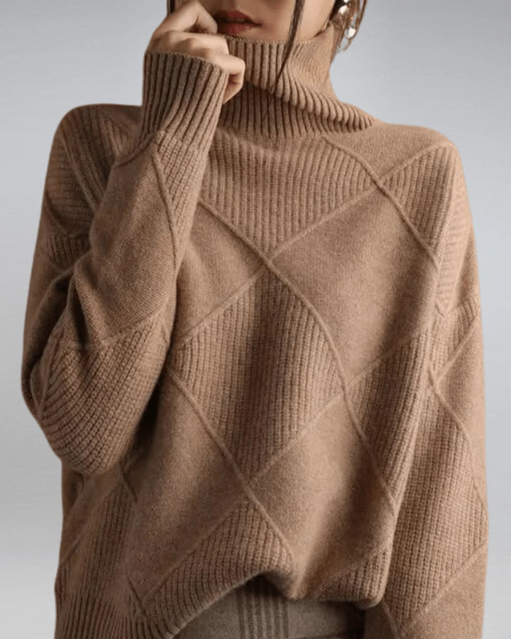 AMILIA | Cashmere Turtleneck Sweater