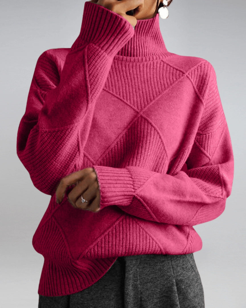 AMILIA | Cashmere Turtleneck Sweater