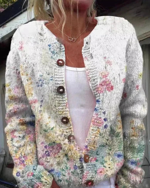 NALIA | Floral Print Cardigan