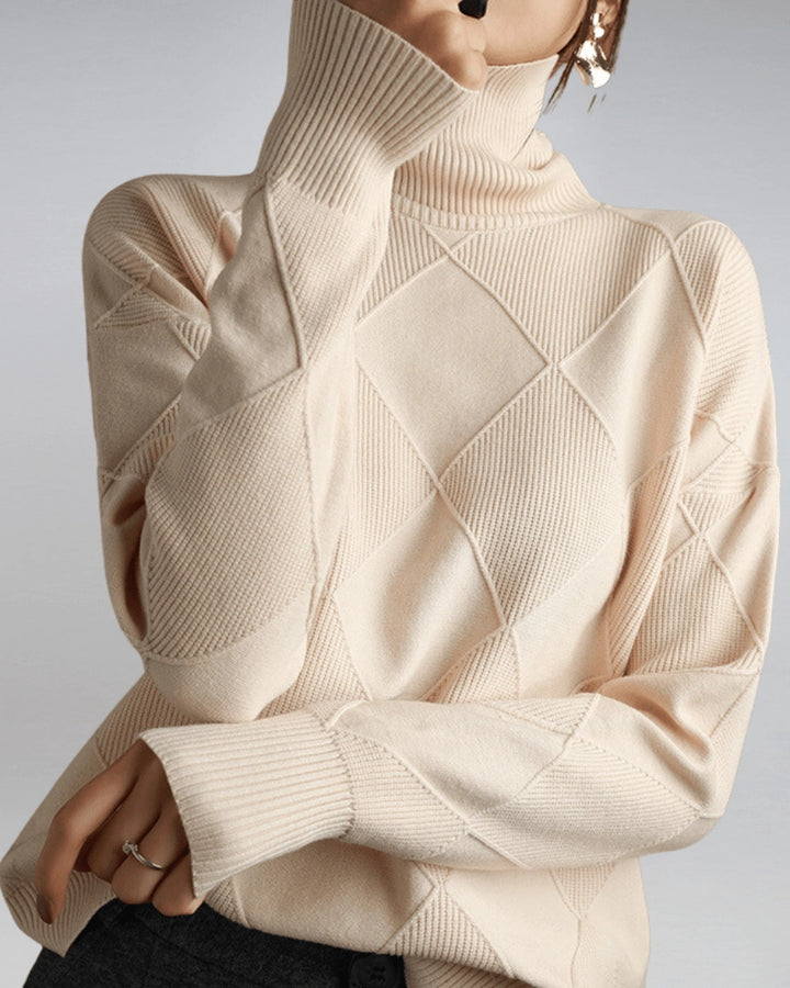 AMILIA | Cashmere Turtleneck Sweater