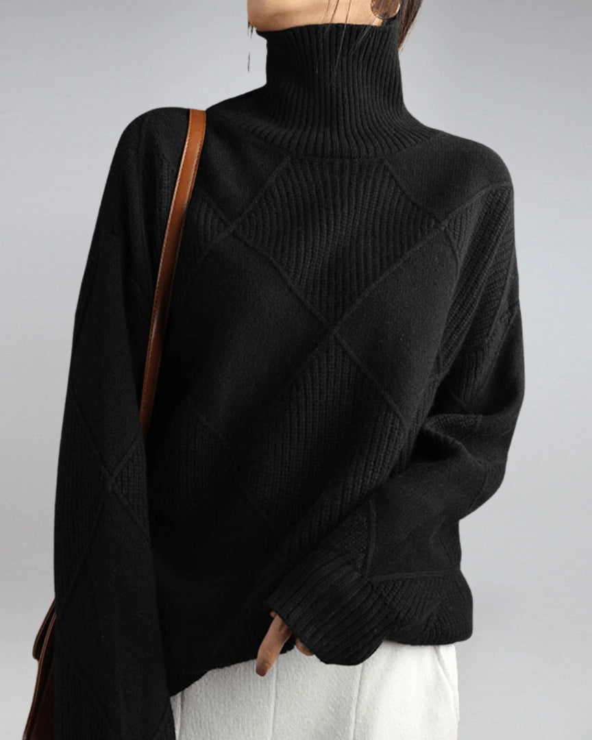 AMILIA | Cashmere Turtleneck Sweater