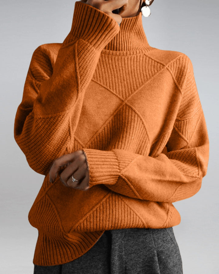 AMILIA | Cashmere Turtleneck Sweater