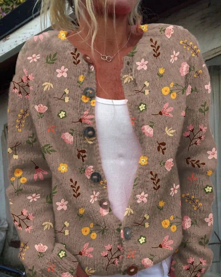 NALIA | Floral Print Cardigan