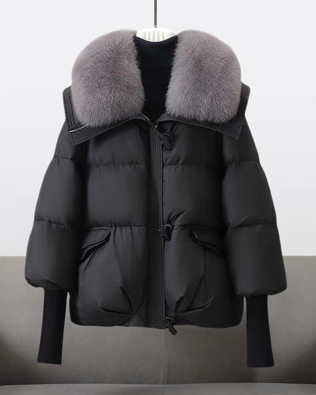 EVELINA | Puffer Jacket with Fur