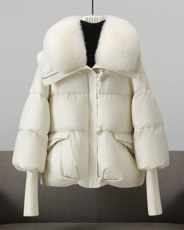 EVELINA | Puffer Jacket with Fur